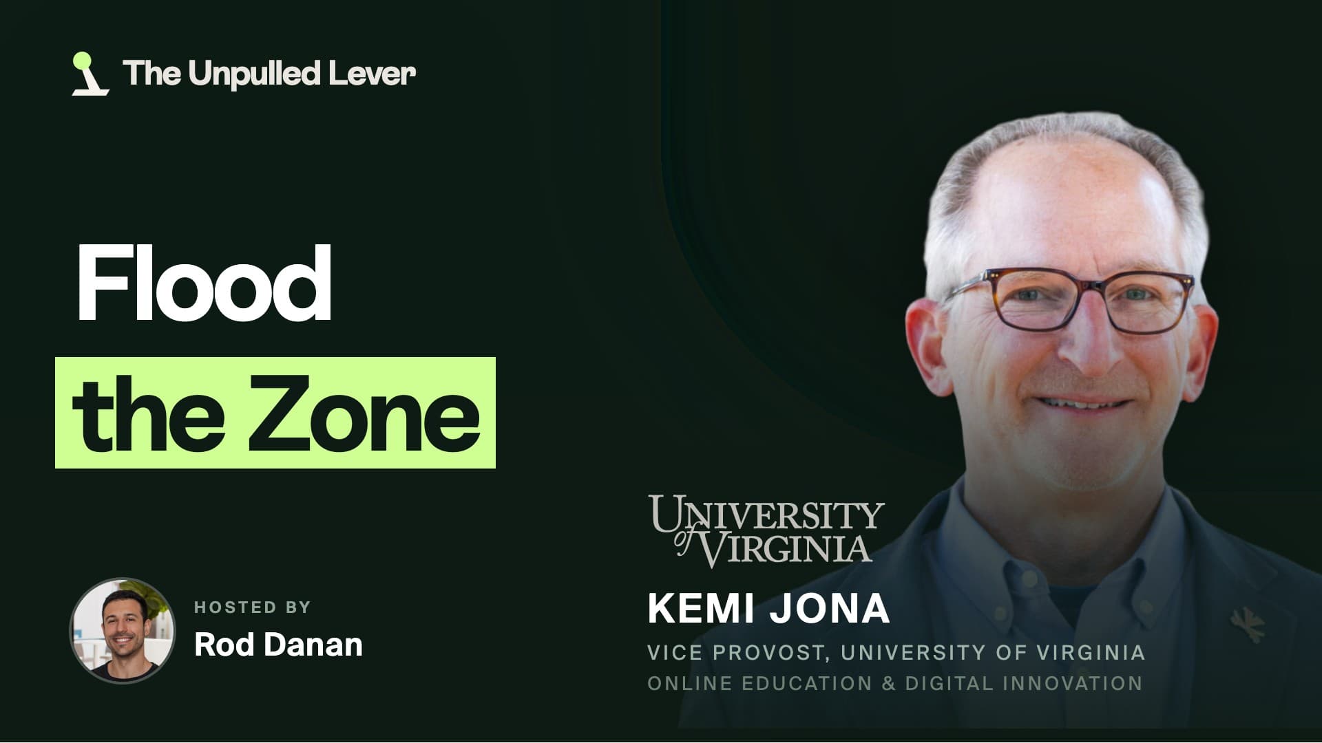 E5 | Scalable Co-Ops, Career Curricula & College as a Gym | Kemi Jona, Vice Provost of UVA